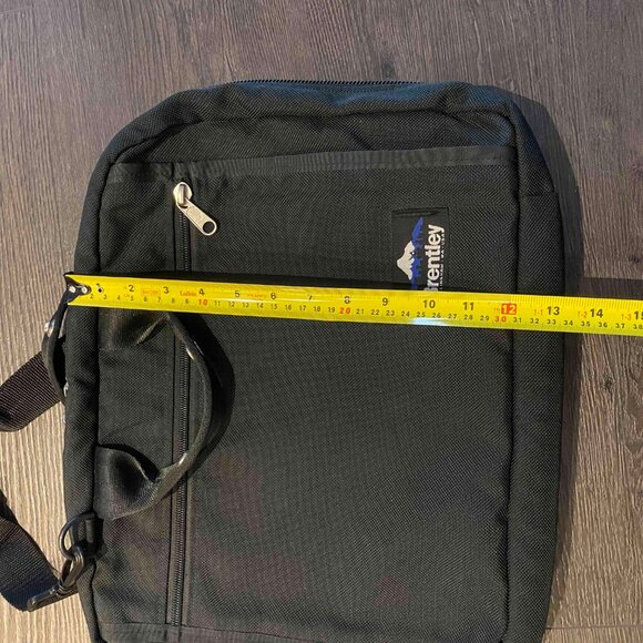 vintage Brentley / Brenthaven black laptop briefcase crossbody shoulder bag - Picture 16 of 16